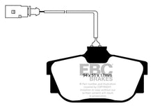 Load image into Gallery viewer, EBC 00 Volkswagen Eurovan 2.8 (ATE) with Wear Leads Greenstuff Rear Brake Pads Brake Pads - Performance EBC   
