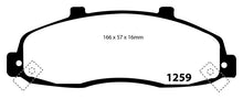 Load image into Gallery viewer, EBC 98-99 Ford F150 4.2 (2WD) (Rear Wheel ABS) Yellowstuff Front Brake Pads Brake Pads - Performance EBC   
