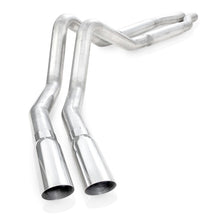 Load image into Gallery viewer, Stainless Works 2011-14 F-150 5.0L 3in Exhaust S-Tube Mufflers Behind Passenger Rear Tire Exit Catback Stainless Works
