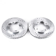 Load image into Gallery viewer, Power Stop 1997 Acura CL Front Evolution Drilled &amp; Slotted Rotors - Pair Brake Rotors - Slot &amp; Drilled PowerStop   
