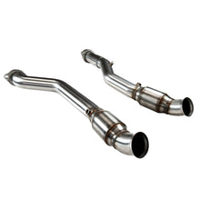 Load image into Gallery viewer, Kooks 2018+ Jeep Grand Cherokee TrackHawk 6.2L 3in Inlet x 3in OEM Outlet Catted SS Connection Pipes Connecting Pipes Kooks Headers

