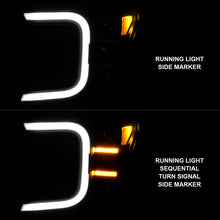 Load image into Gallery viewer, Anzo 18-20 Ford F-150 Full Led Projector Smoke Bar Style Headlights Black Amber Headlights ANZO
