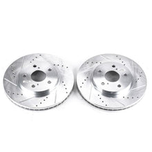 Load image into Gallery viewer, Power Stop 2002 Lexus ES300 Front Evolution Drilled &amp; Slotted Rotors - Pair Brake Rotors - Slot &amp; Drilled PowerStop   

