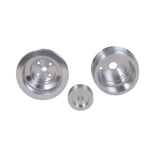 Load image into Gallery viewer, BBK 85-97 GM Truck 305 350 Underdrive Pulley Kit - Lightweight CNC Billet Aluminum (3pc) Pulleys - Crank, Underdrive BBK
