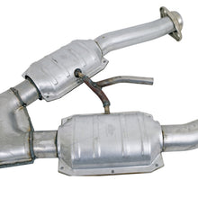 Load image into Gallery viewer, BBK 94-95 Mustang 5.0 Short Mid X Pipe With Catalytic Converters 2-1/2 For BBK Long Tube Headers X Pipes BBK
