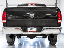 Load image into Gallery viewer, AWE Tuning 09-18 RAM 1500 5.7L (w/o Cutout) 0FG Dual Rear Exit Cat-Back Exhaust - Diamond Black Tips Catback AWE Tuning   
