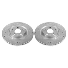 Load image into Gallery viewer, Power Stop 17-19 Audi A4 Rear Evolution Drilled &amp; Slotted Rotors - Pair Brake Rotors - Slot &amp; Drilled PowerStop
