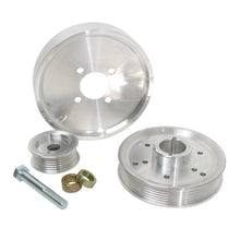 Load image into Gallery viewer, BBK 02-04 Mustang 4.6 GT Underdrive Pulley Kit - Lightweight CNC Billet Aluminum (3pc) Pulleys - Crank, Underdrive BBK
