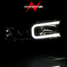 Load image into Gallery viewer, ANZO 1999-2000 Cadillac Escalade Crystal Headlights Light Bar Black Housing (Pair) Headlights ANZO

