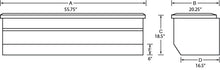 Load image into Gallery viewer, Lund 97-10 Dodge Dakota Std. Cab (8ft. Bed Chest) Challenger Tool Box - Brite Tool Storage LUND
