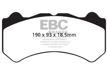Load image into Gallery viewer, EBC 08-11 Nissan GT-R (R35) 3.8 Twin Turbo (Cast Iron Rotors) Bluestuff Front Brake Pads Brake Pads - Racing EBC   
