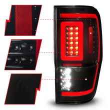 Load image into Gallery viewer, ANZO 19-22 Ford Ranger Full LED Taillights w/ Lightbar Sequential Signal Black Housing/Smoke Lens Tail Lights ANZO

