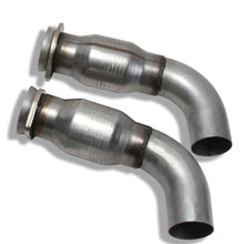 Load image into Gallery viewer, BBK 05-20 Dodge Challenger/Charger 6.1/6.2/6.4L Hemi 3in Catted High Flow Mid Pipe Connecting Pipes BBK
