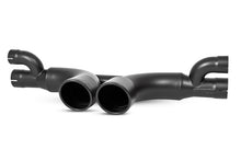 Load image into Gallery viewer, MBRP 14-19 Porsche GT3/GT3RS 3in Center Muffler Bypass 4in Tips - Black Coated Catback MBRP
