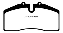 Load image into Gallery viewer, EBC 05+ Ford Saleen Mustang Brembo front calipers Bluestuff Front Brake Pads Brake Pads - Racing EBC   
