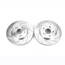 Load image into Gallery viewer, Power Stop 07-12 Acura RDX Front Evolution Drilled &amp; Slotted Rotors - Pair Brake Rotors - Slot &amp; Drilled PowerStop   
