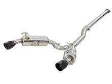 Load image into Gallery viewer, aFe Takeda 3in. to 2.5in. 304 SS C/B Exhaust 08-15 Mitsubishi Lancer EVO I4-2.0L (t) - Black Tips Catback aFe

