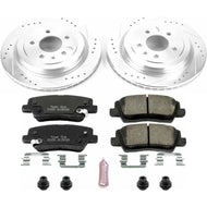 Power Stop 13-15 Cadillac ATS Rear Z23 Evolution Sport Brake Kit Brake Kits - Performance D&S PowerStop   