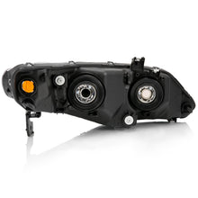 Load image into Gallery viewer, ANZO 2006-2011 Honda Civic 4 Door Crystal Headlight Black Amber (OE Replacement) Headlights ANZO

