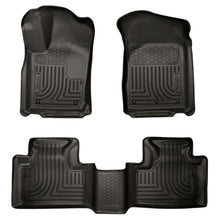 Load image into Gallery viewer, Husky Liners 11-13 Dodge Durango / 11-13 Jeep Grand Cherokee WeatherBeater Combo Black Floor Liners Floor Mats - Rubber Husky Liners
