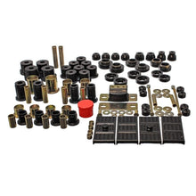 Load image into Gallery viewer, Energy Suspension ENG3.18119G Energy Suspension 67-69 Chevrolet Camaro (w/mono leaf springs) Black Hyper-flex Master Bushing Set
