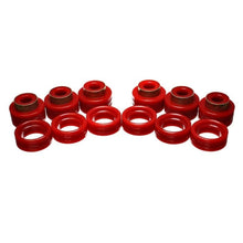 Load image into Gallery viewer, Energy Suspension ENG5.4107R Energy Suspension 94-01 Dodge Ram 1500 / 94-02 Ram 2500/3500 Red Body (Cab) Mount Set

