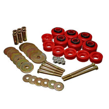 Load image into Gallery viewer, Energy Suspension ENG4.4113R Energy Suspension 97-03 Ford F-100/F-150 2WD/F250 2WD &amp; L-Duty Red Body (Cab) Mount Set
