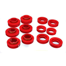 Load image into Gallery viewer, Energy Suspension ENG3.4101R Energy Suspension GM Red Body to Frame Mount and Radiator Support Bushing Set
