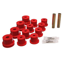 Load image into Gallery viewer, Energy Suspension ENG3.2122R Energy Suspension Nova Mono Leaf Spring Bushings - Red
