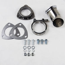 Load image into Gallery viewer, Granatelli 2.5in 304SS Turn Down w/V-Band &amp; Gaskets Exhaust Adapters Granatelli Motor Sports
