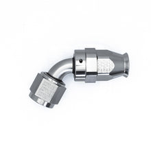 Load image into Gallery viewer, DeatschWerks 8 AN Female Flare Swivel 60-Degree Hose End PTFE - Anodized Matte Black Fittings DeatschWerks
