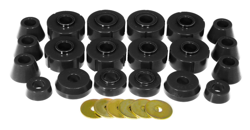 Prothane 78-79 Ford Bronco Body Mount Kit - Black Bushing Kits Prothane