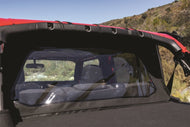 Rampage 2018-2019 Jeep Wrangler(JL) Unlimited Sport 4-Door Wind Breaker - Black Car Covers Rampage