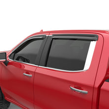 Load image into Gallery viewer, EGR 2019 Chevy 1500 Crew Cab Tape-On Window Visors - Set of 4 Dark Smoke Wind Deflectors EGR

