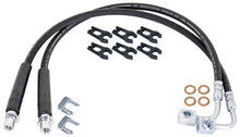 Load image into Gallery viewer, RockJock JT Gladiator Brake Hose Kit Rear w/ Hoses Frame Clips Copper Washers ABS Wire Clips Pair Brake Line Kits RockJock
