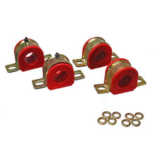 Load image into Gallery viewer, Energy Suspension 1-1/4in Gm Greaseable S/B Set - Red Sway Bar Bushings Energy Suspension
