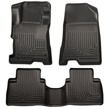Load image into Gallery viewer, Husky Liners 11-12 Hyundai Sonata WeatherBeater Combo Black Floor Liners Floor Mats - Rubber Husky Liners
