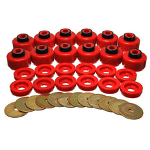Load image into Gallery viewer, Energy Suspension Body Mount Set - Red Bushing Kits Energy Suspension
