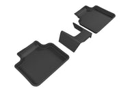 3D MAXpider 2016-2020 BMW X1/X2 F48/F39 Kagu 2nd Row Floormats - Black Floor Mats - Rubber 3D MAXpider   