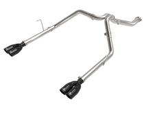 Load image into Gallery viewer, aFe Vulcan Series 3in 304SS DPF-Back 21 Jeep Gladiator V6-3.0L (td) Dual Black Tip DPF Back aFe
