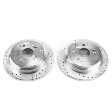 Load image into Gallery viewer, Power Stop 05-10 Honda Odyssey Rear Evolution Drilled &amp; Slotted Rotors - Pair Brake Rotors - Slot &amp; Drilled PowerStop   
