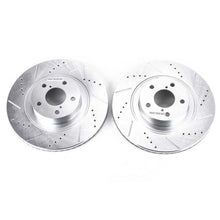 Load image into Gallery viewer, Power Stop 13-16 Scion FR-S Front Evolution Drilled &amp; Slotted Rotors - Pair Brake Rotors - Slot &amp; Drilled PowerStop   
