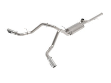 Load image into Gallery viewer, aFe Gemini XV 3in 304SS CB Exhaust w/ Cutout 14-19 GM Trucks 4.3/5.3L w/ Pol Tips - CrewCab/Extended Catback aFe
