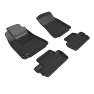 3D Maxpider 09-15 Lexus Is Kagu Floor Mat- Black R1 R2 Floor Mats - Rubber 3D MAXpider   