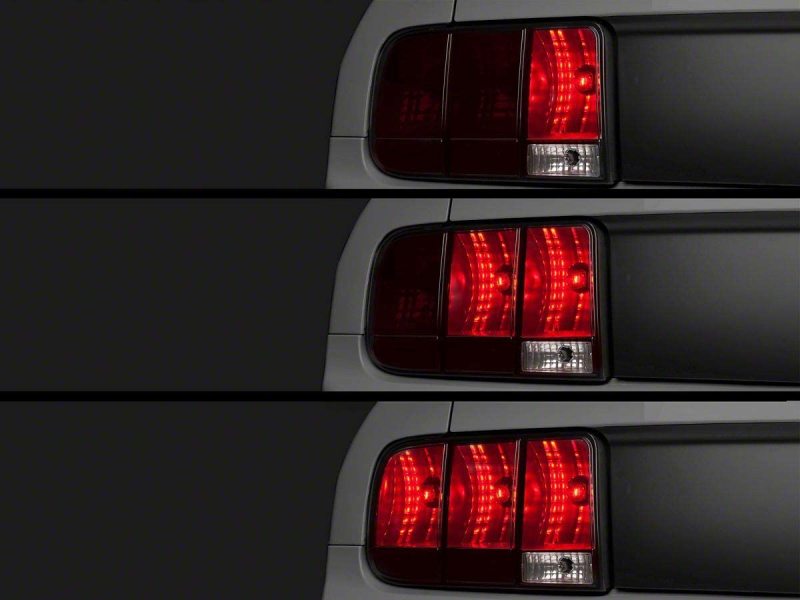 Raxiom 05-09 Ford Mustang Sequential Tail Light Kit (Plug-and-Play) Tail Lights Raxiom