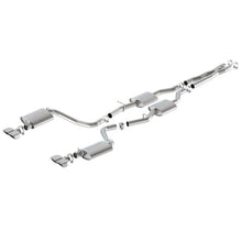 Load image into Gallery viewer, Borla 15-16 Dodge Challenger R/T 5.7L Dual Rectangle Angle Cut Dual Split Rear Exit S-Type Exhaust Catback Borla
