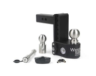Weigh Safe 6in Drop Hitch w/Built-in Scale & 2in Shank (10K/15K GTWR) w/WS05 - Steel | SWS6-2-KA