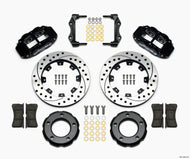 Wilwood Narrow Superlite 4R Front Kit 12.19in Drilled 82-86 Jeep CJ Big Brake Kits Wilwood