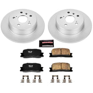 Power Stop 01-03 Toyota Highlander Rear Z17 Evolution Geomet Coated Brake Kit Brake Kits - Performance Blank PowerStop