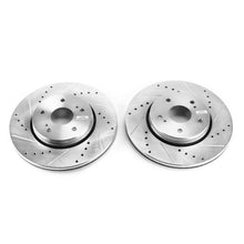 Load image into Gallery viewer, Power Stop 10-13 Suzuki Kizashi Front Evolution Drilled &amp; Slotted Rotors - Pair Brake Rotors - Slot &amp; Drilled PowerStop   
